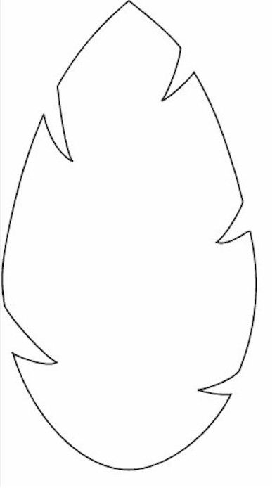 Free Printable Jungle Leaf Template Printable Templates Free