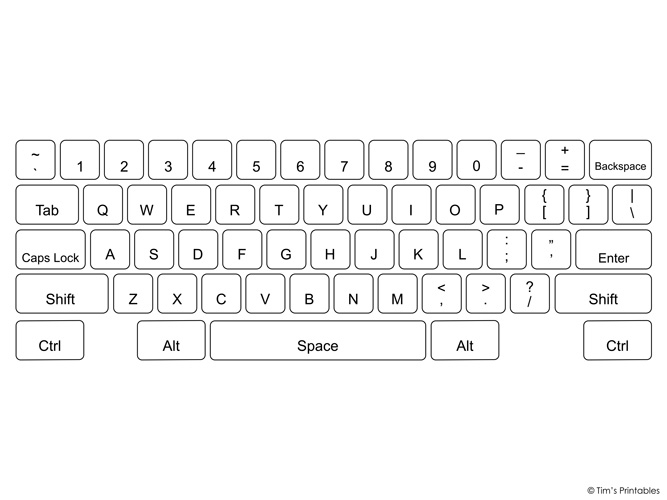 free printable keys template