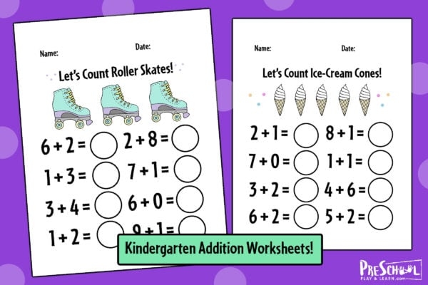 downloadable kindergarten worksheets
