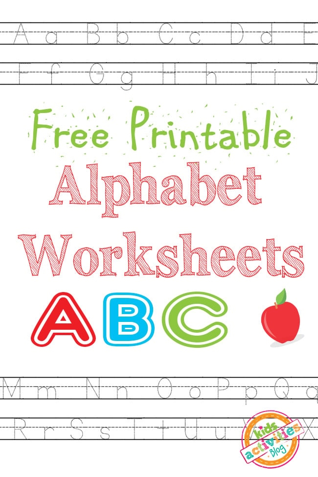 printable writing alphabet worksheets