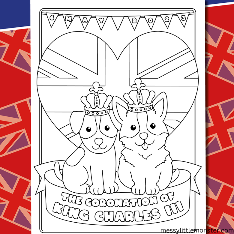 free printable coronation crown template