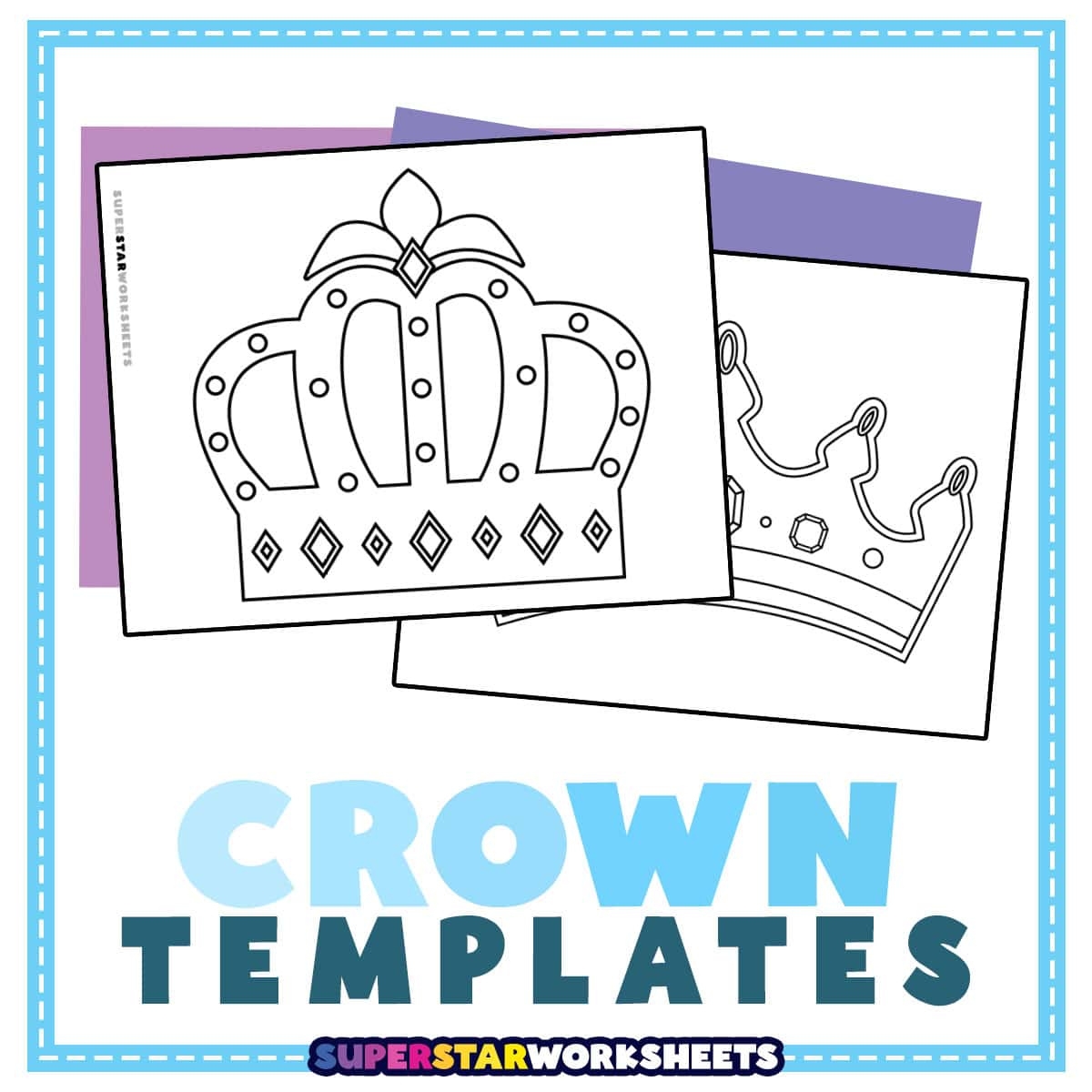 Free Printable King Crown Template FREE Printable A Z