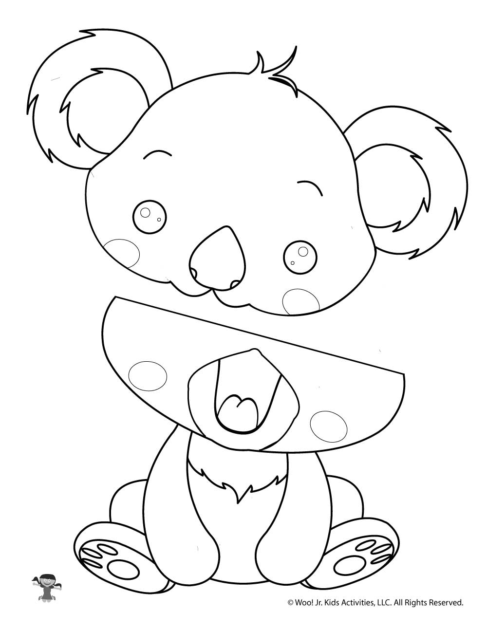 printable koala template