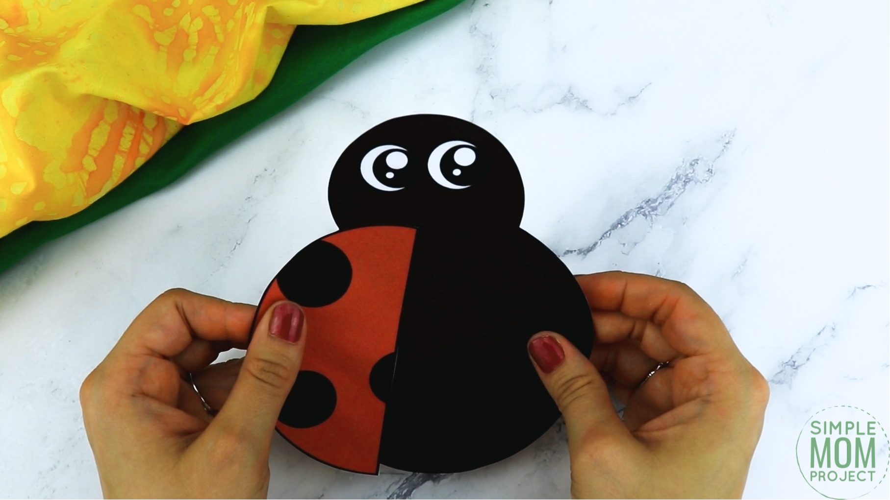 Free Printable Ladybug Craft Template Simple Mom Project