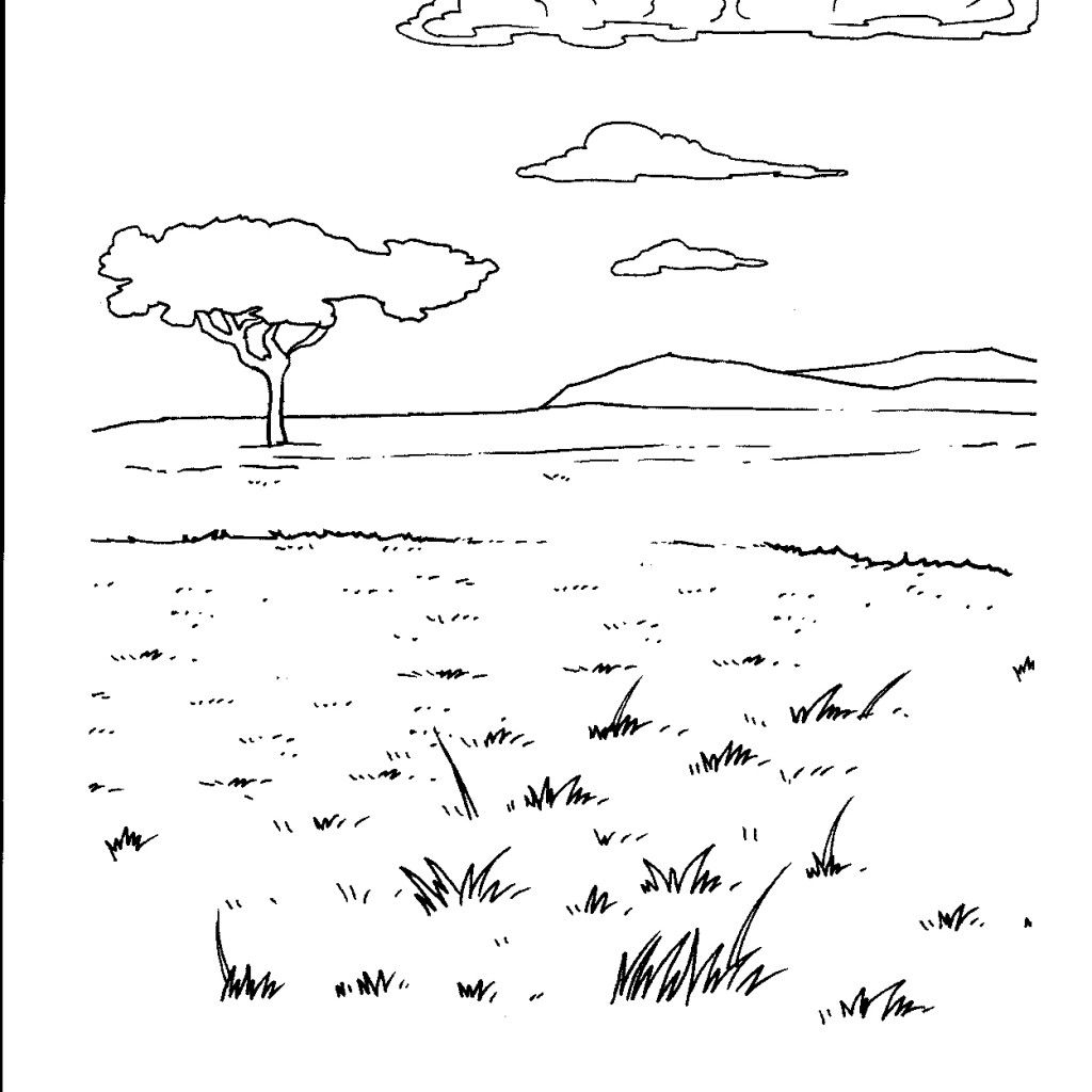 free printable landform coloring pages
