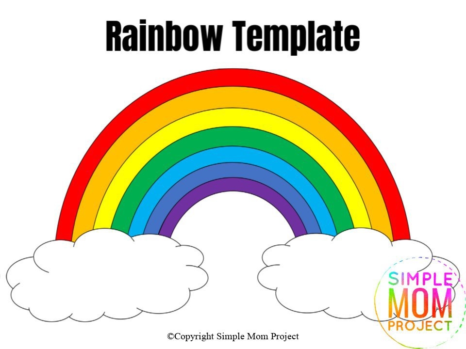 free printable rainbow images