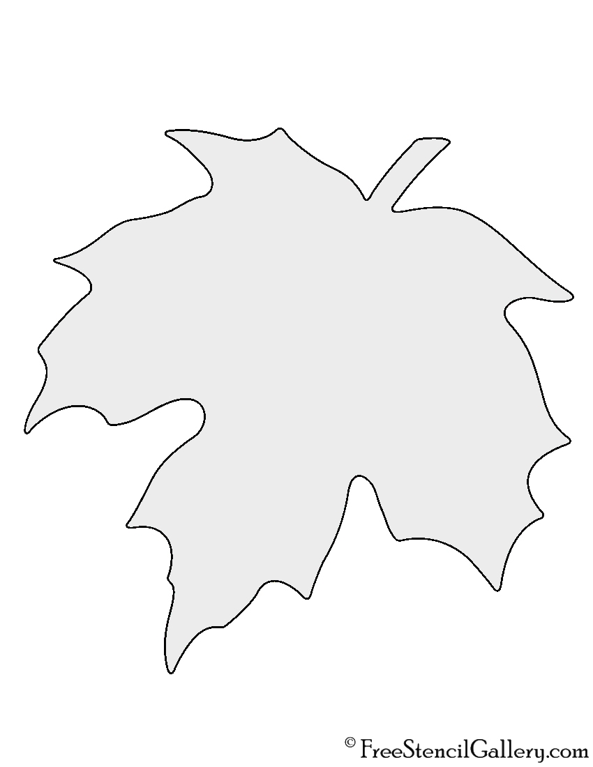 Free Printable Leaf Stencils Printable Stencils