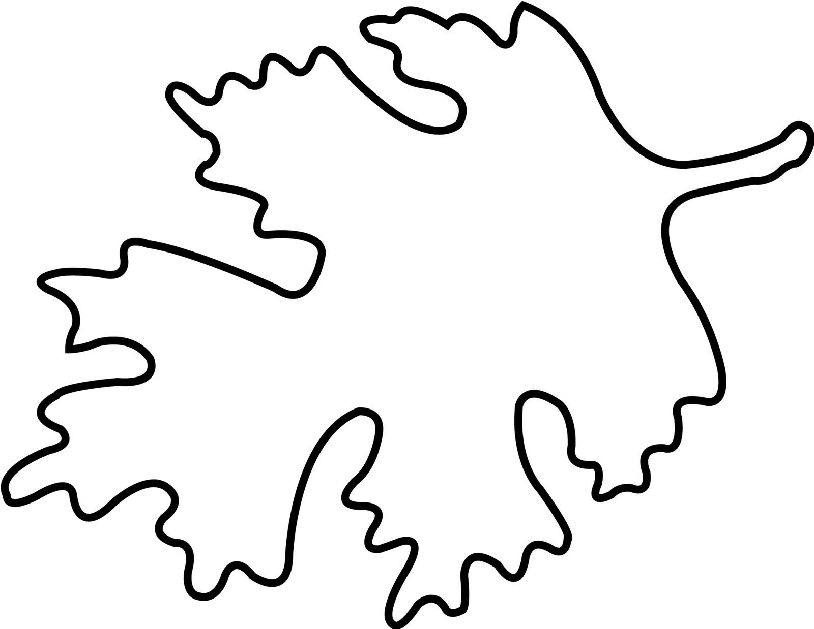 free printable leaf stencils