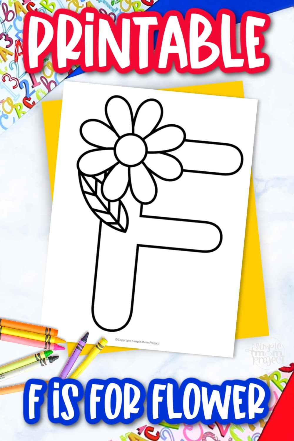 Free Printable Letter F Coloring Page Simple Mom Project Worksheets 
