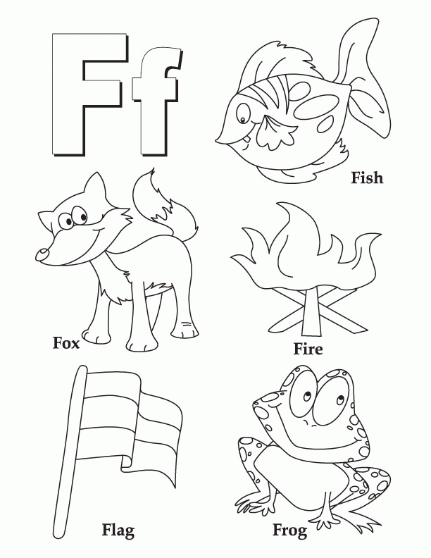 Free Printable Letter F Coloring Pages Coloring Home