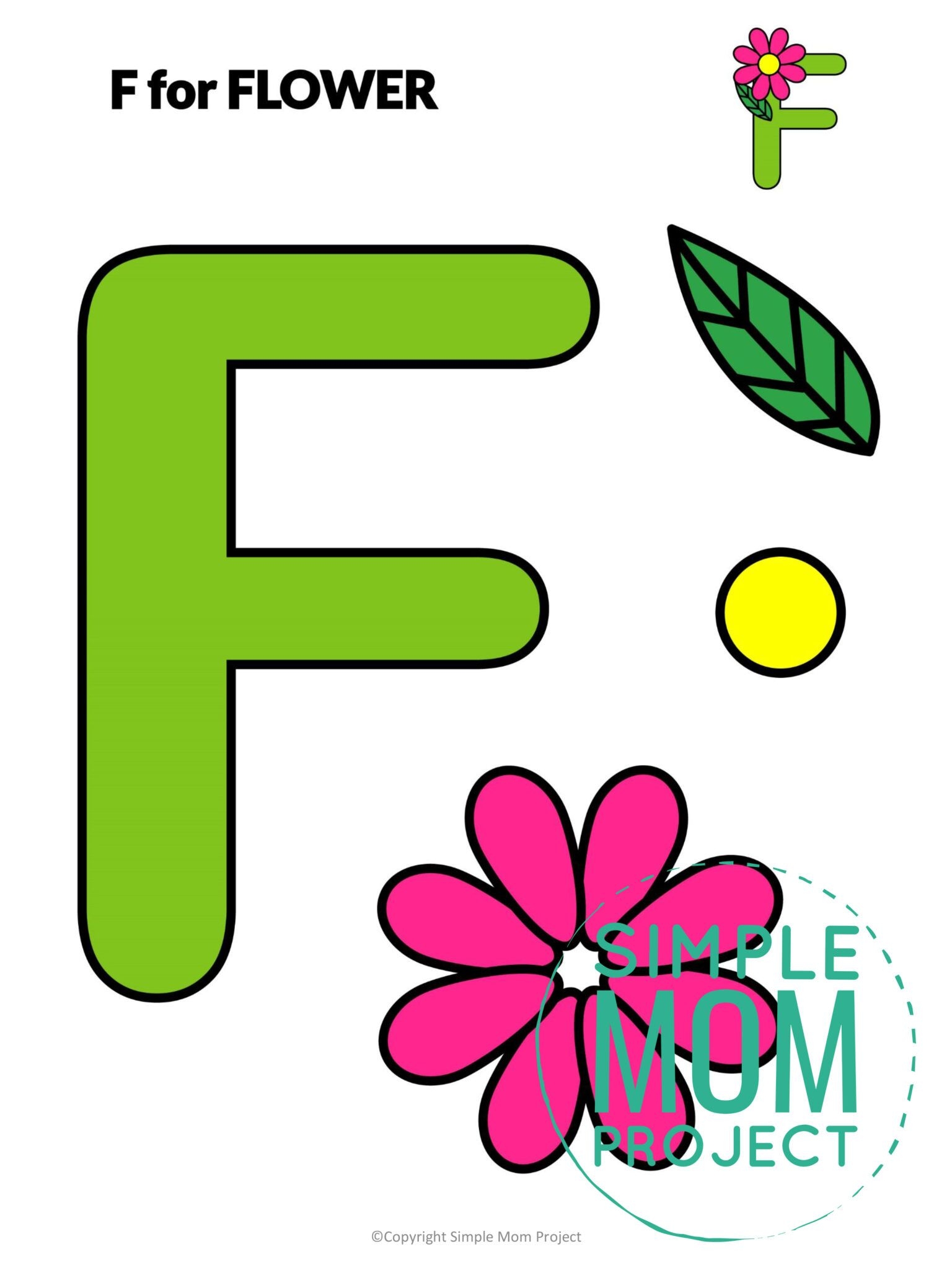 Free Printable Letter F Craft Template Letter F Craft Letter A
