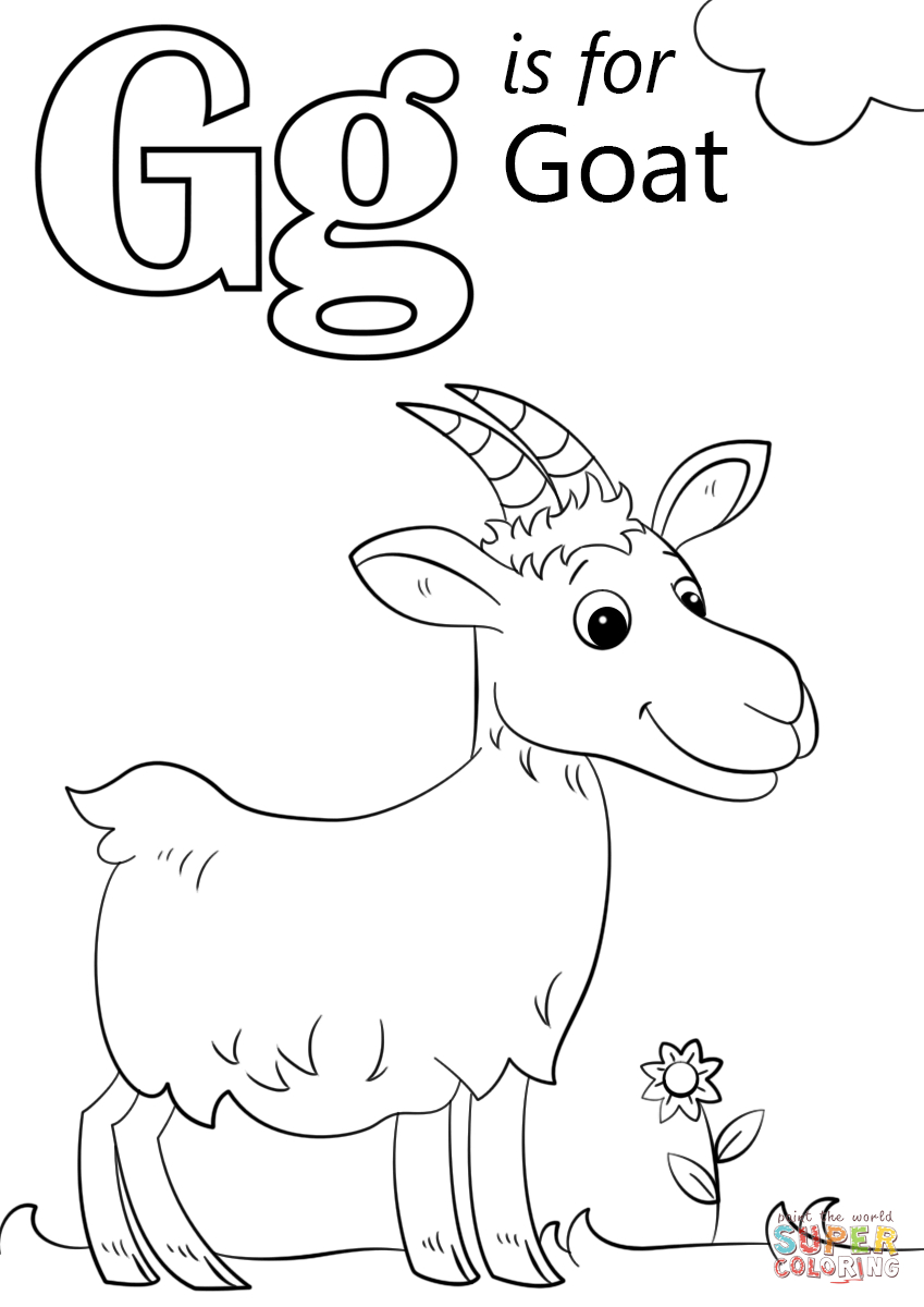 Free Printable Letter G Coloring Pages Free Printable