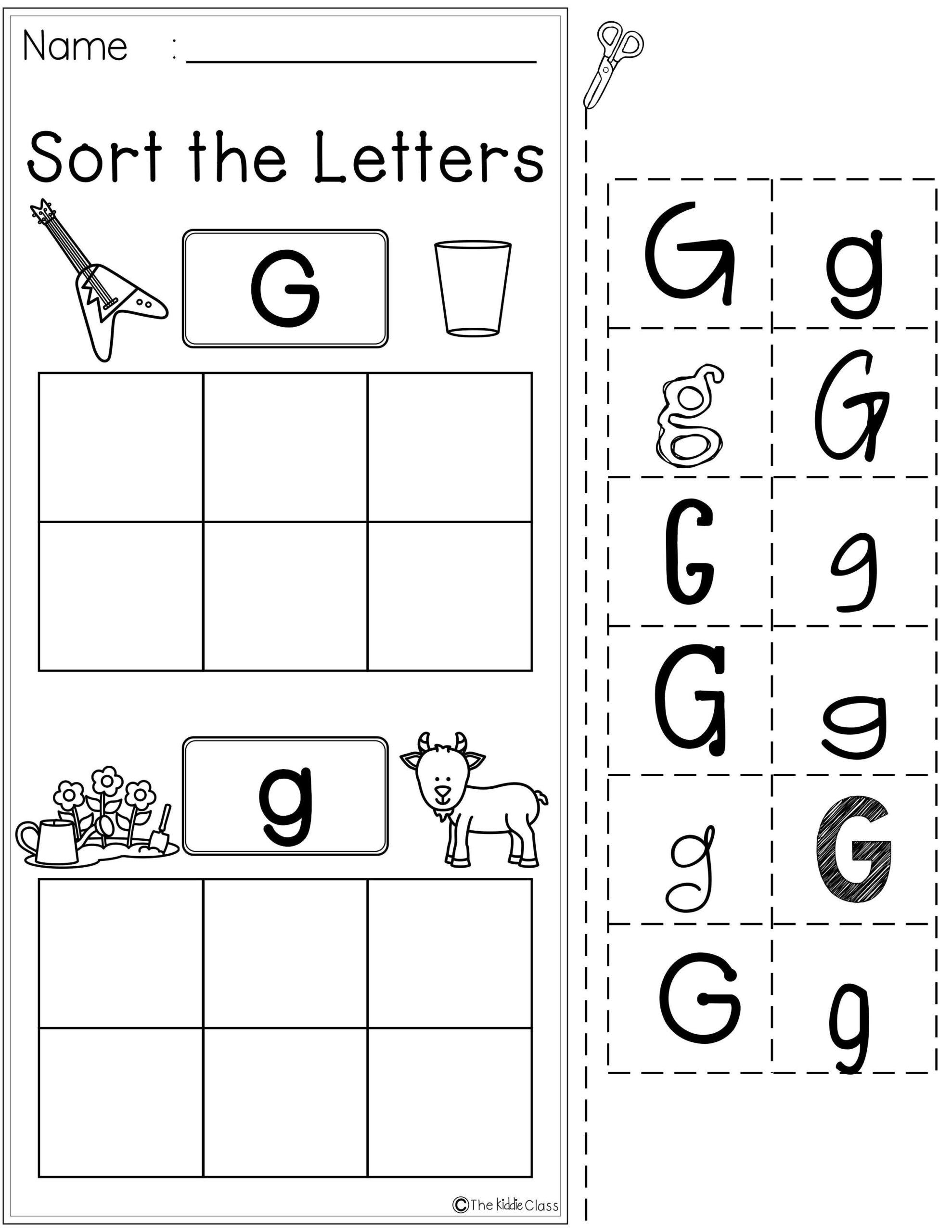 Free Printable Letter G Worksheets Printable Worksheets