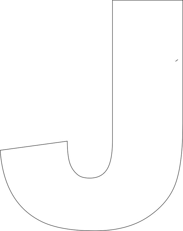 Free Printable Letter J Template Printable Free Templates