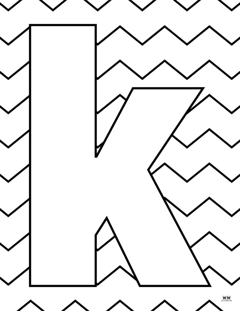 Free Printable Letter K Coloring Pages