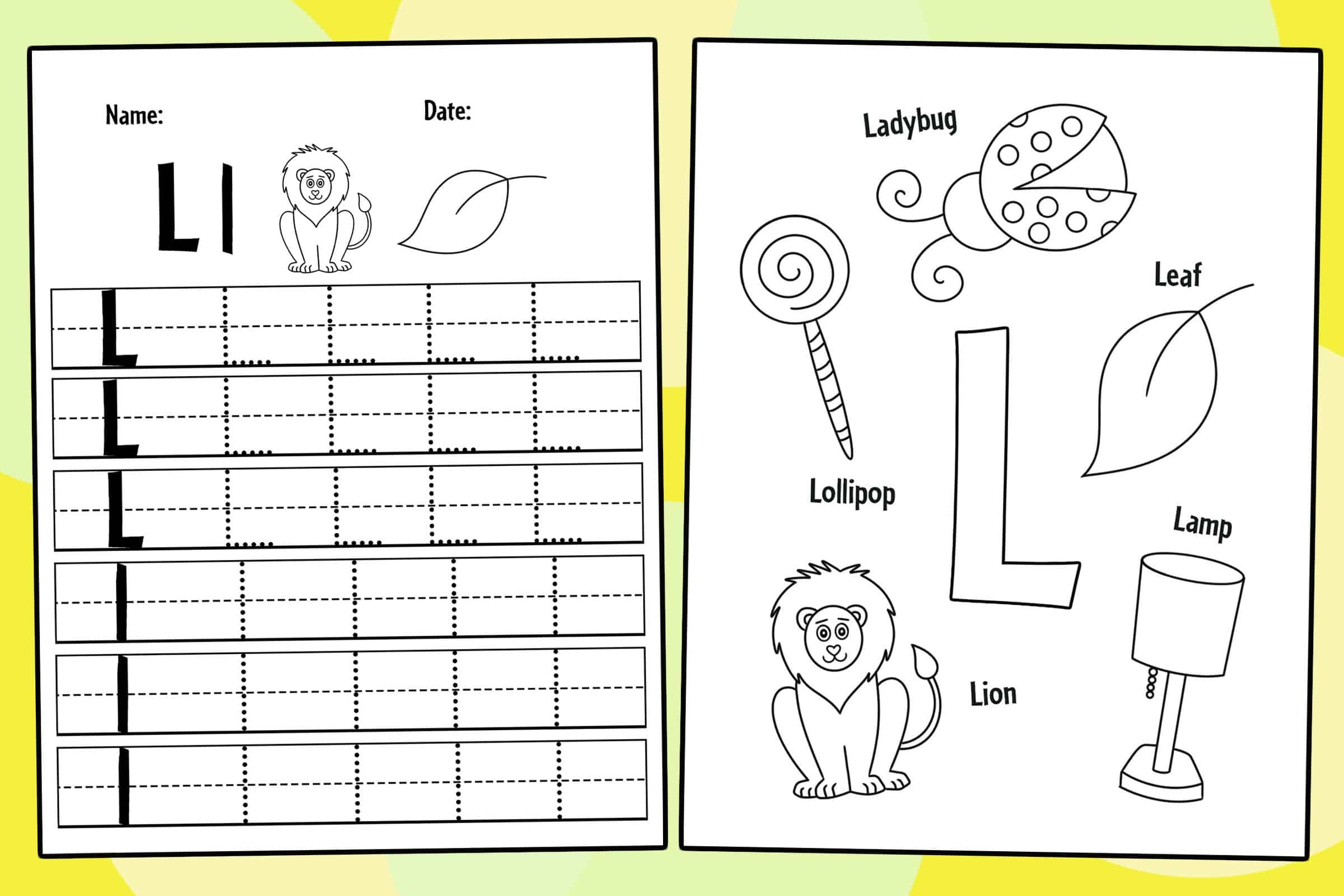 Free Printable Letter L Worksheets Worksheets Library