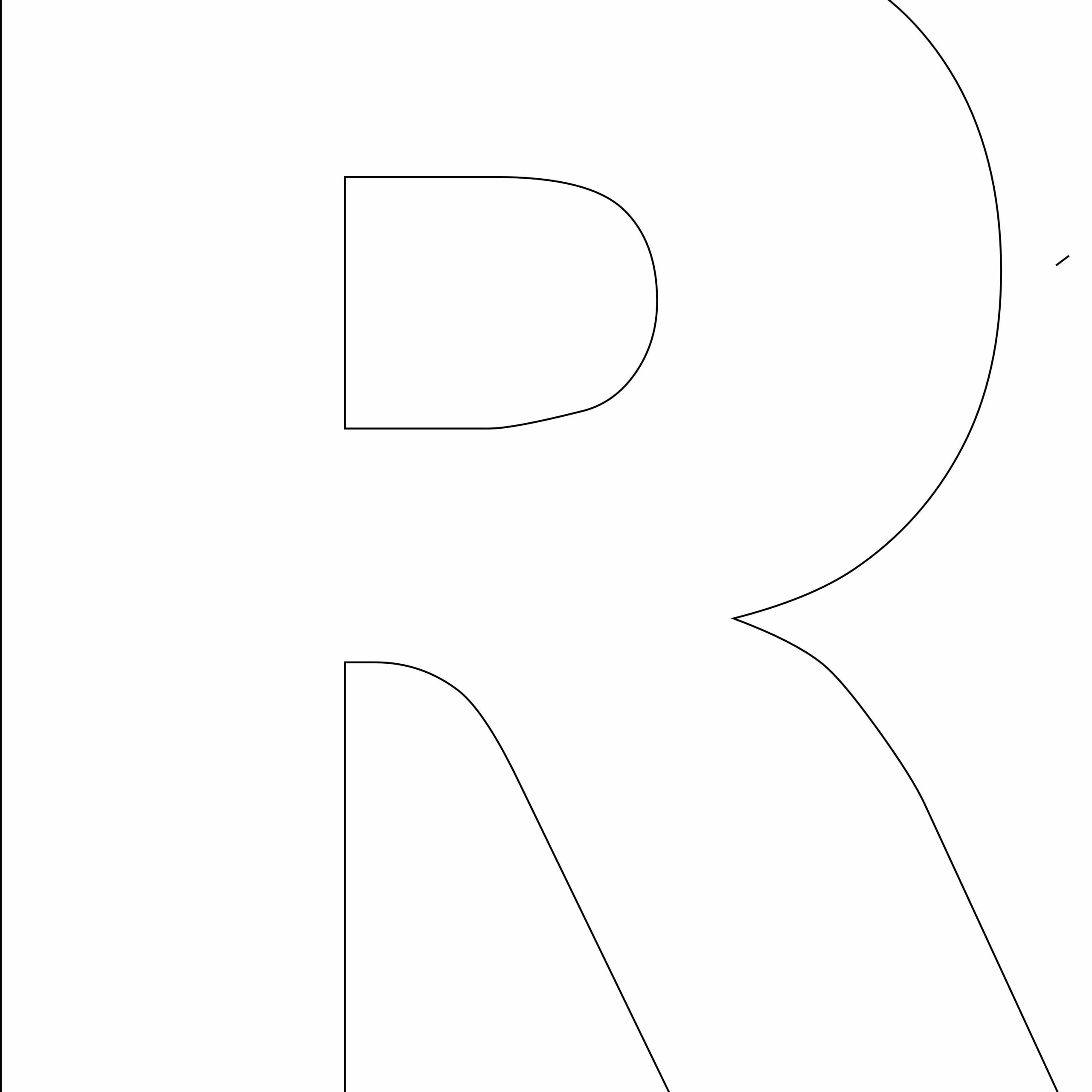 free printable r letters