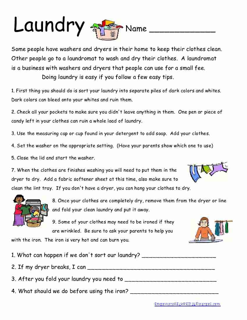 Free Printable Life Skills Worksheets Pdf AlphabetWorksheetsFree