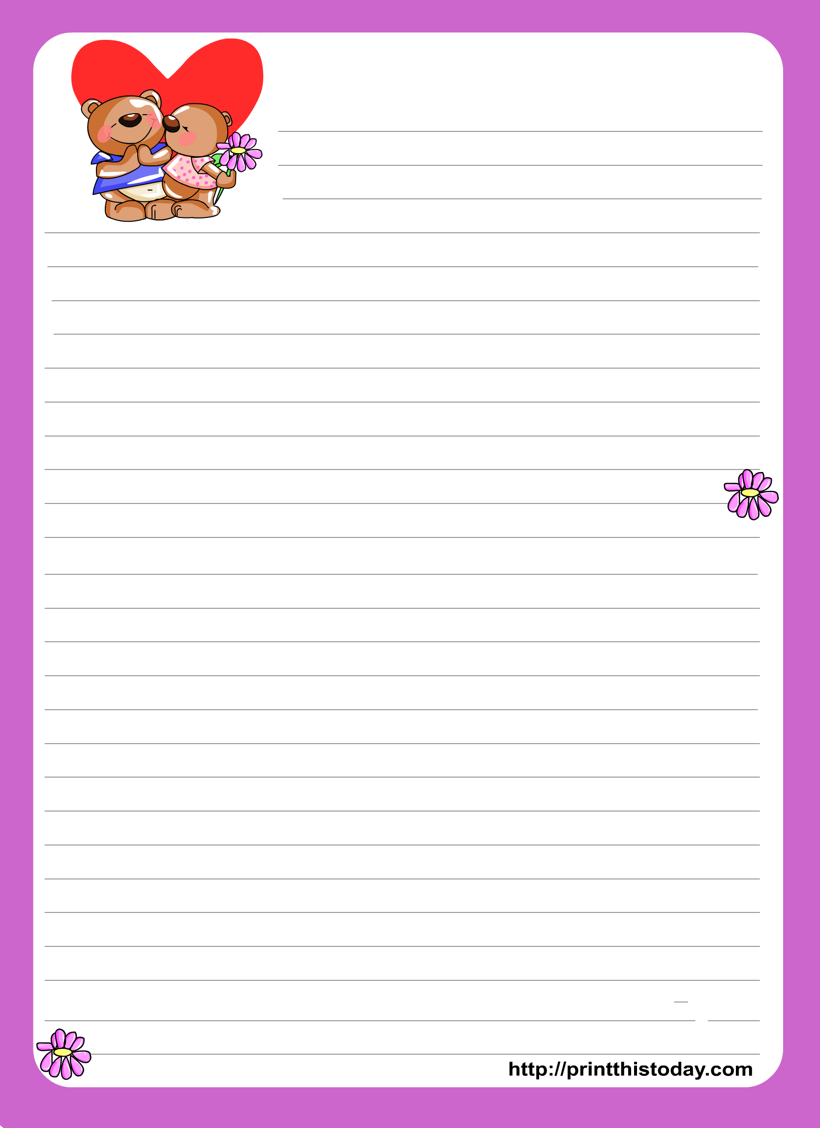 free printable love letters pdf