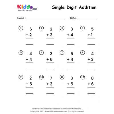 Free Printable Maths Worksheets Kiddoworksheets Worksheets Library