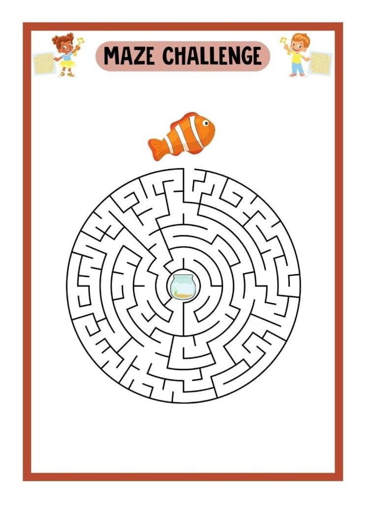 Free Printable Maze Book Printable Mazes Free