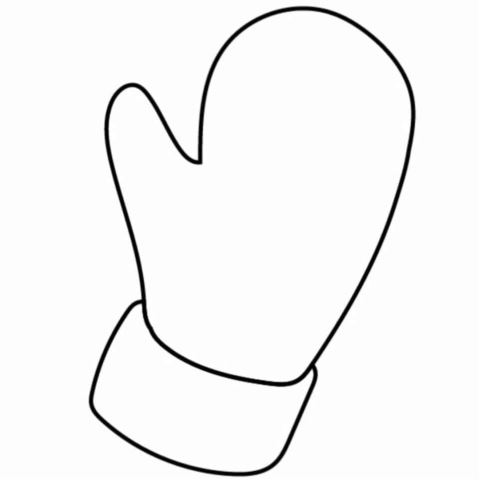 Free Printable Mitten Template Journey To SAHM