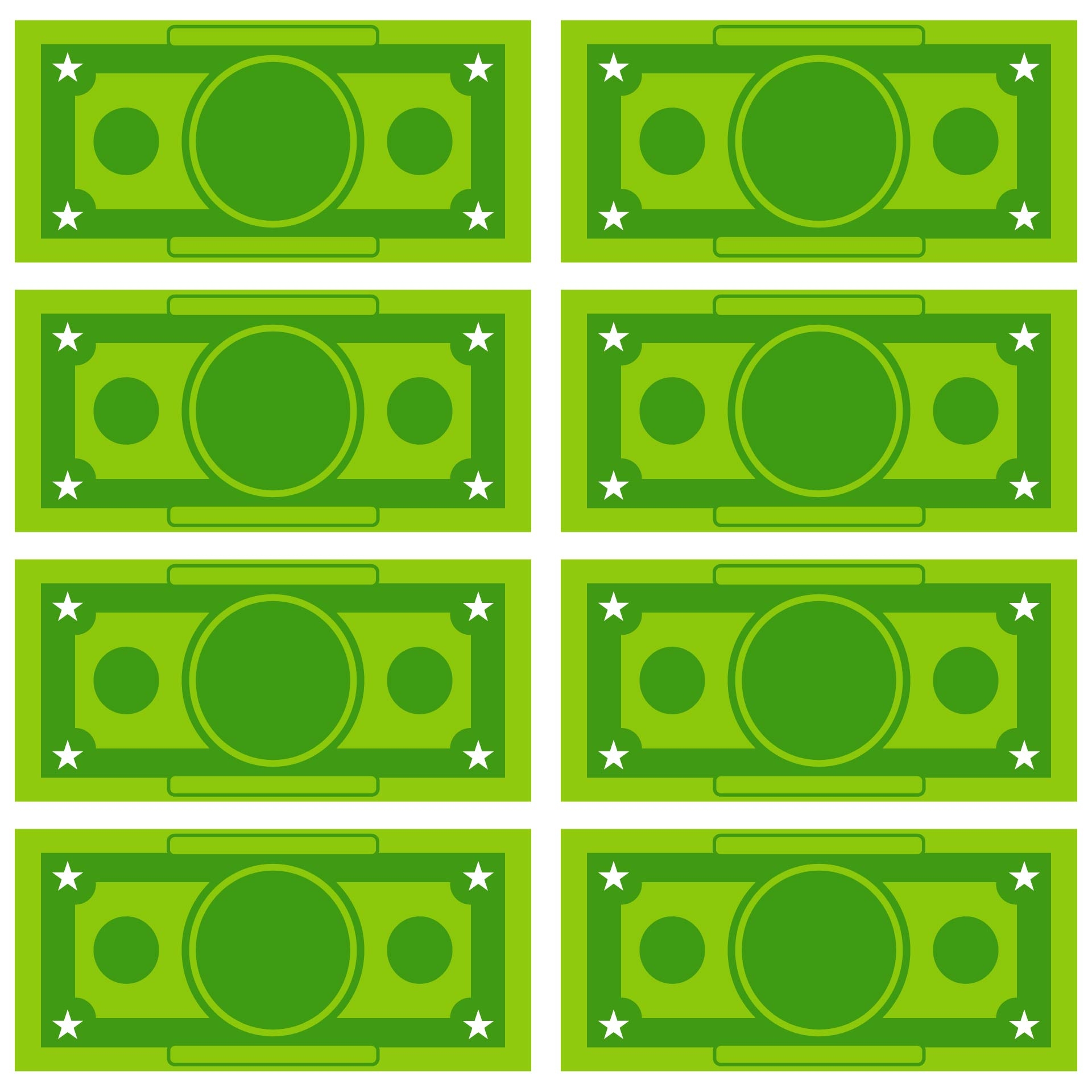 free money template printable