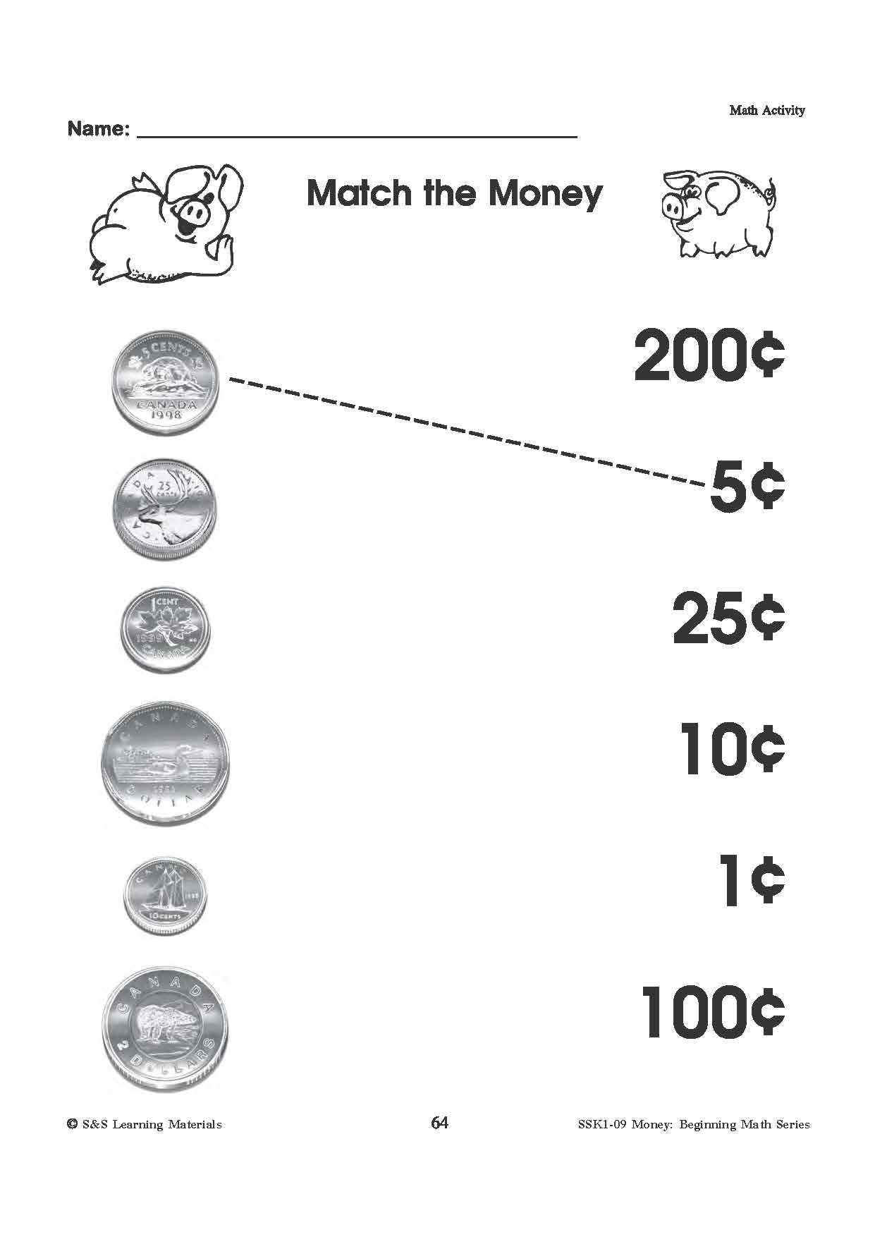 Free Printable Money Worksheets For Kindergarten PDFs Brighterly 