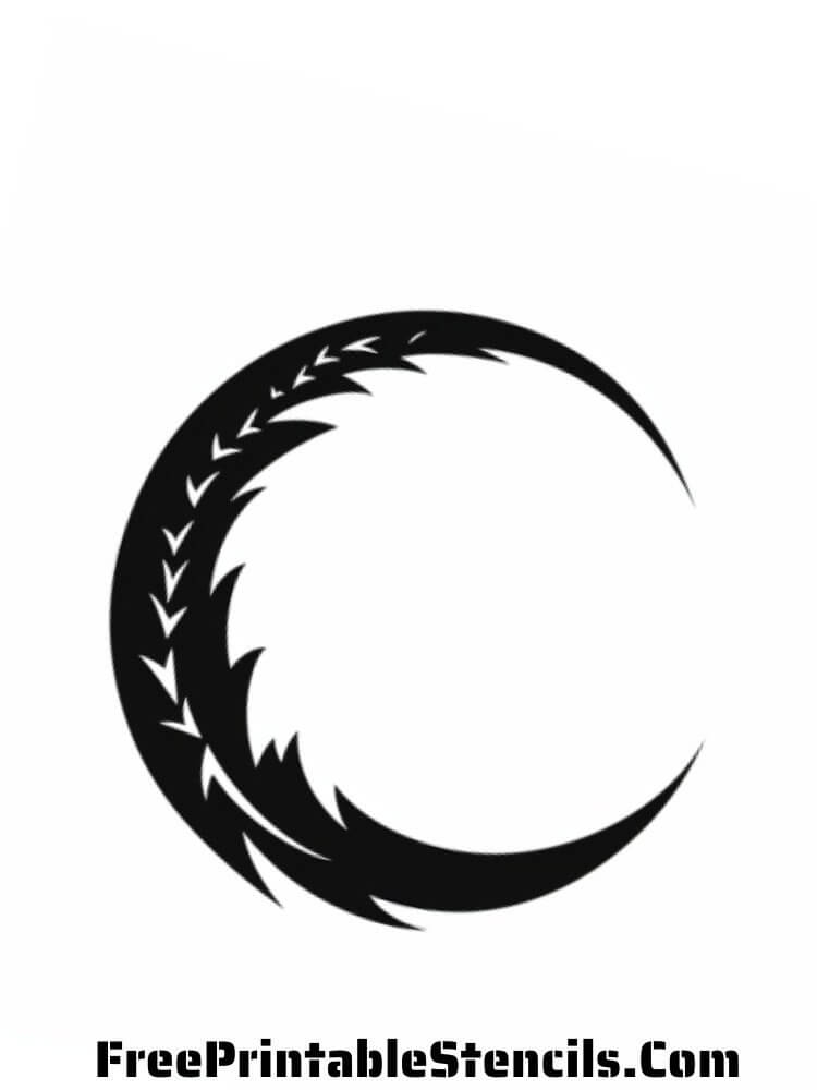Free Printable Moon Stencils And Silhouettes Free Printable Stencils