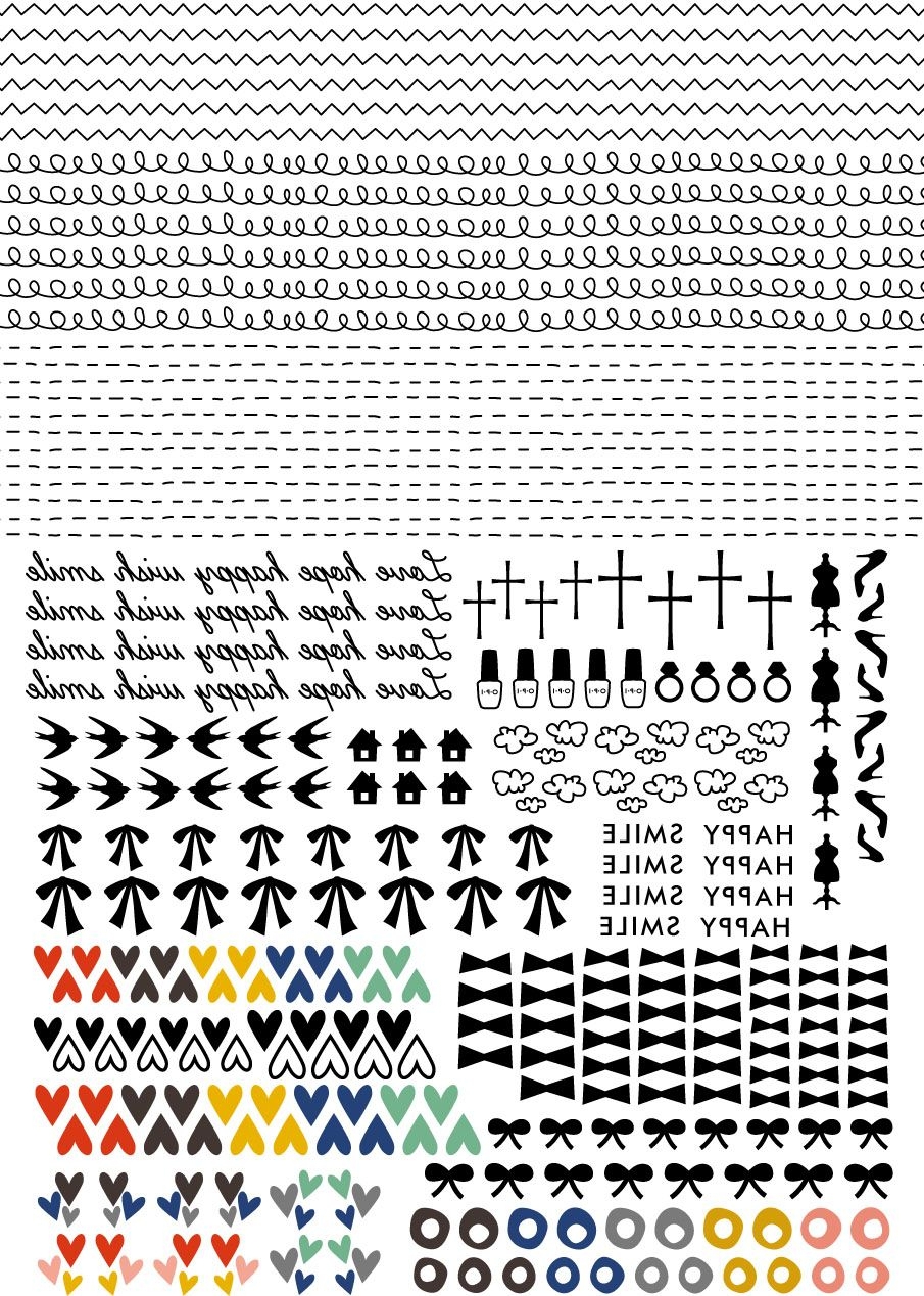 Free Printable Nail Art Template Nails Pinterest Nail Art Free