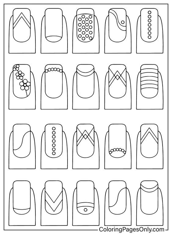 free printable nail art ideas
