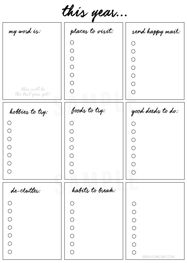 Free Printable New Year 39 s Resolution Worksheet Printable Word Searches