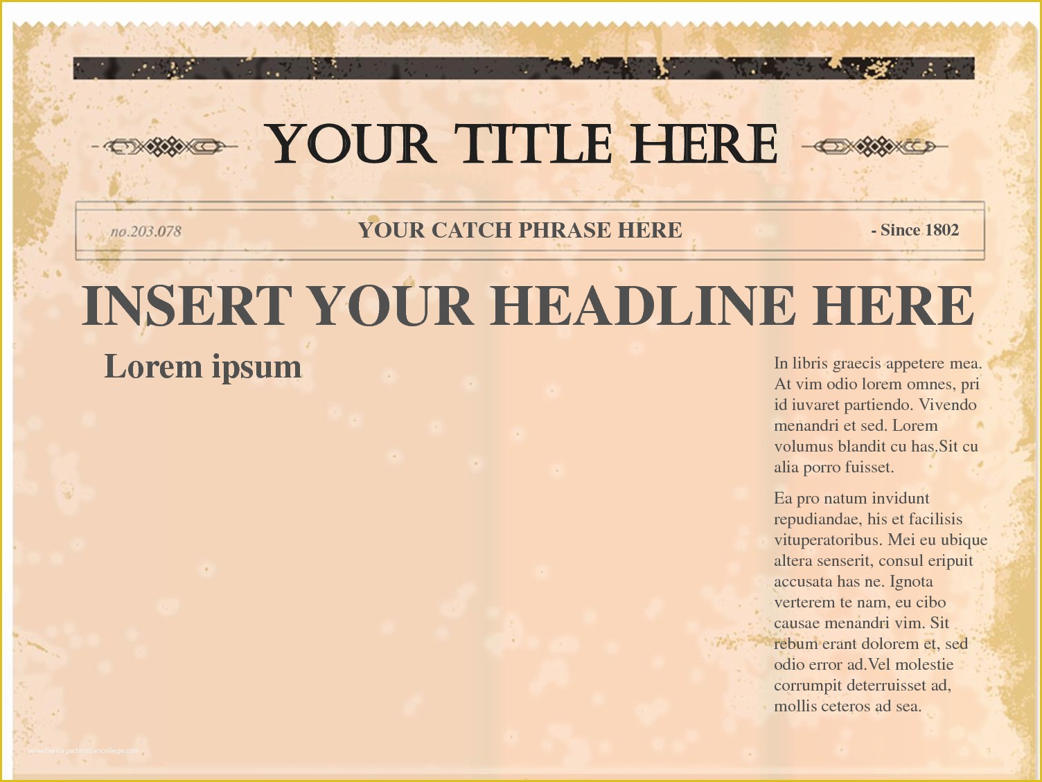 Free Printable Newspaper Templates For Students Of 6 Newspaper Template 
