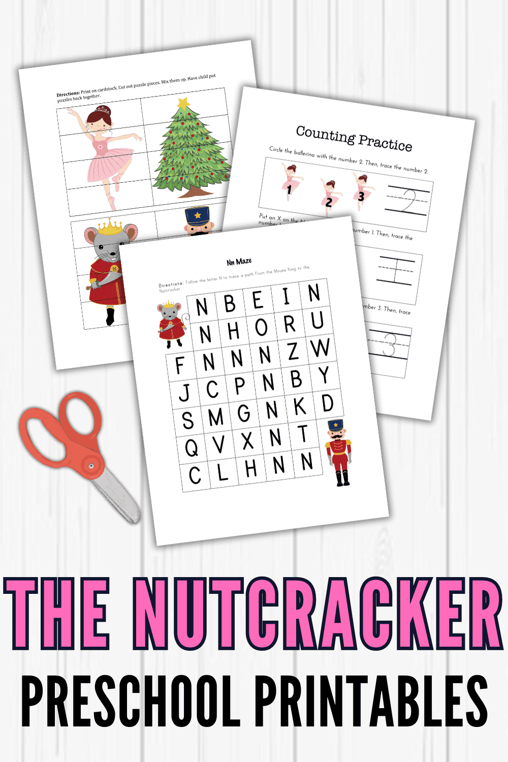 nutcracker worksheets free printable