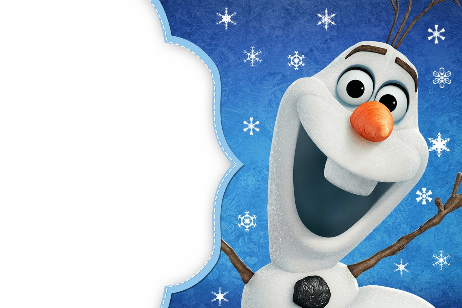 disney frozen olaf template