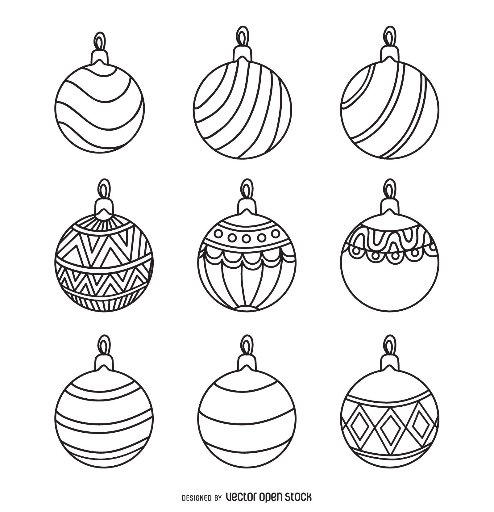 free printable ornament template