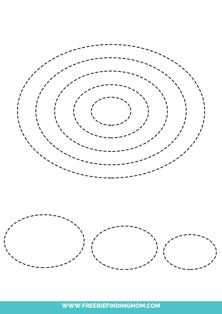 free printable oval shape
