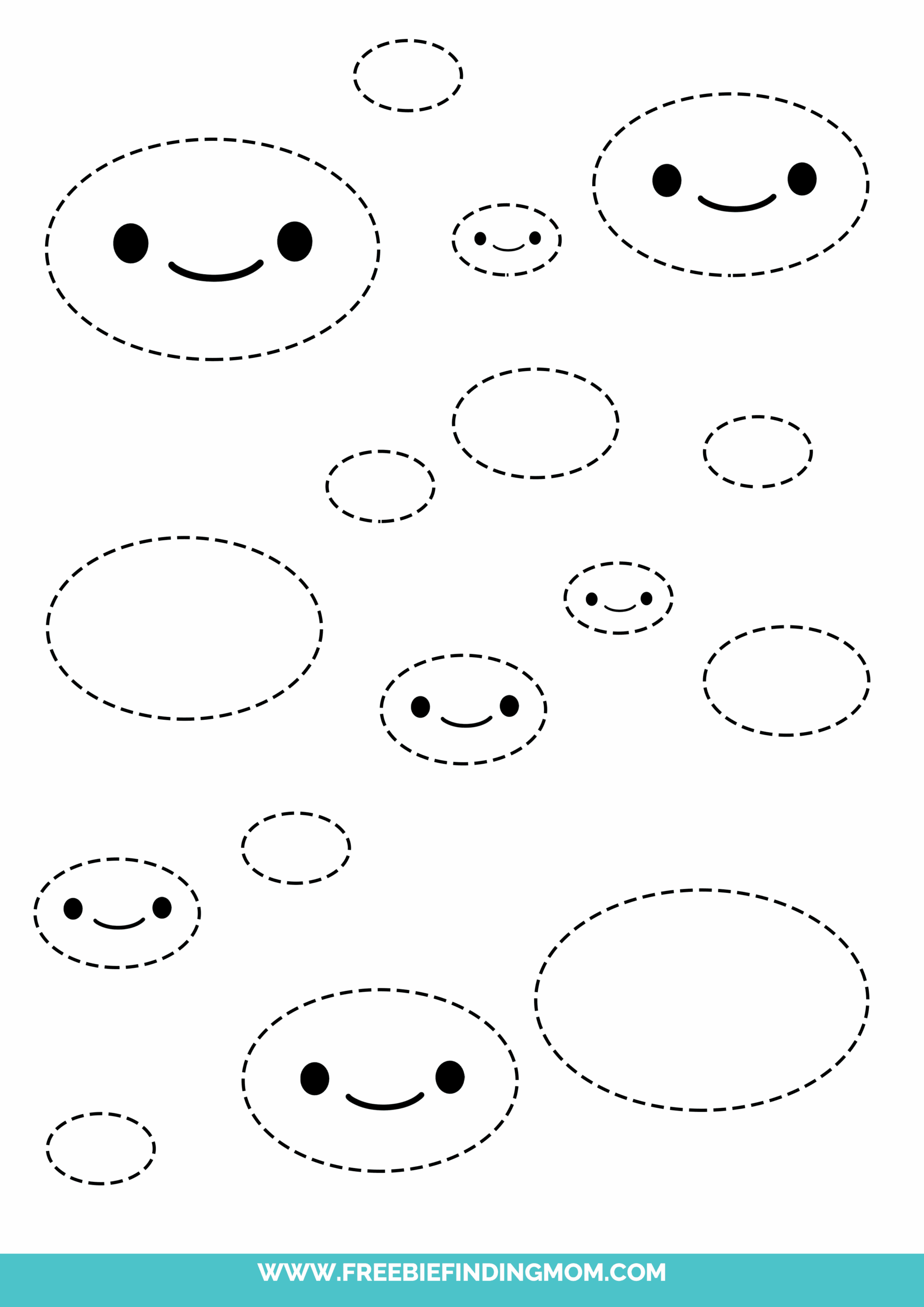 Free Printable Oval Shape