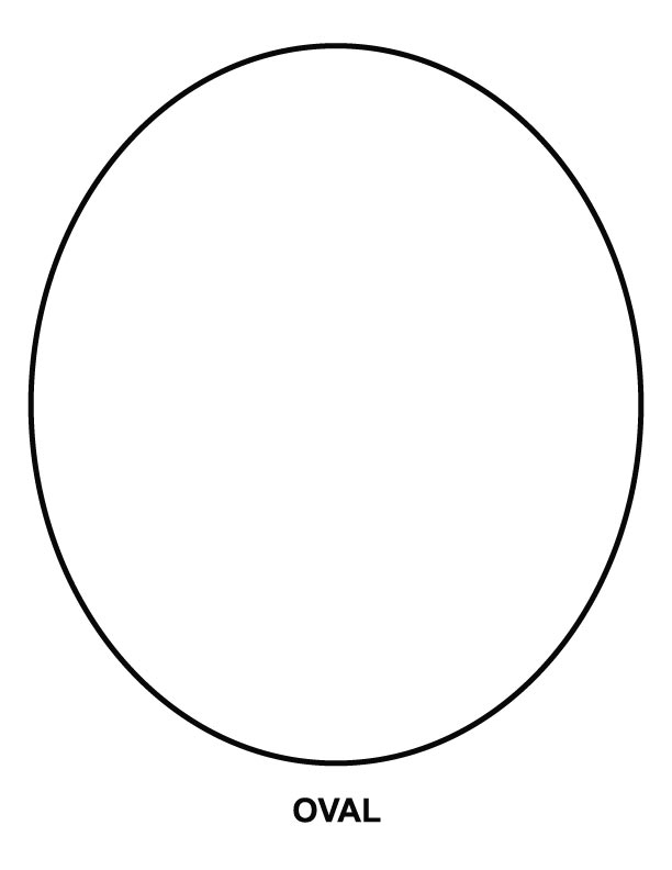 Free Printable Oval Template ClipArt Best