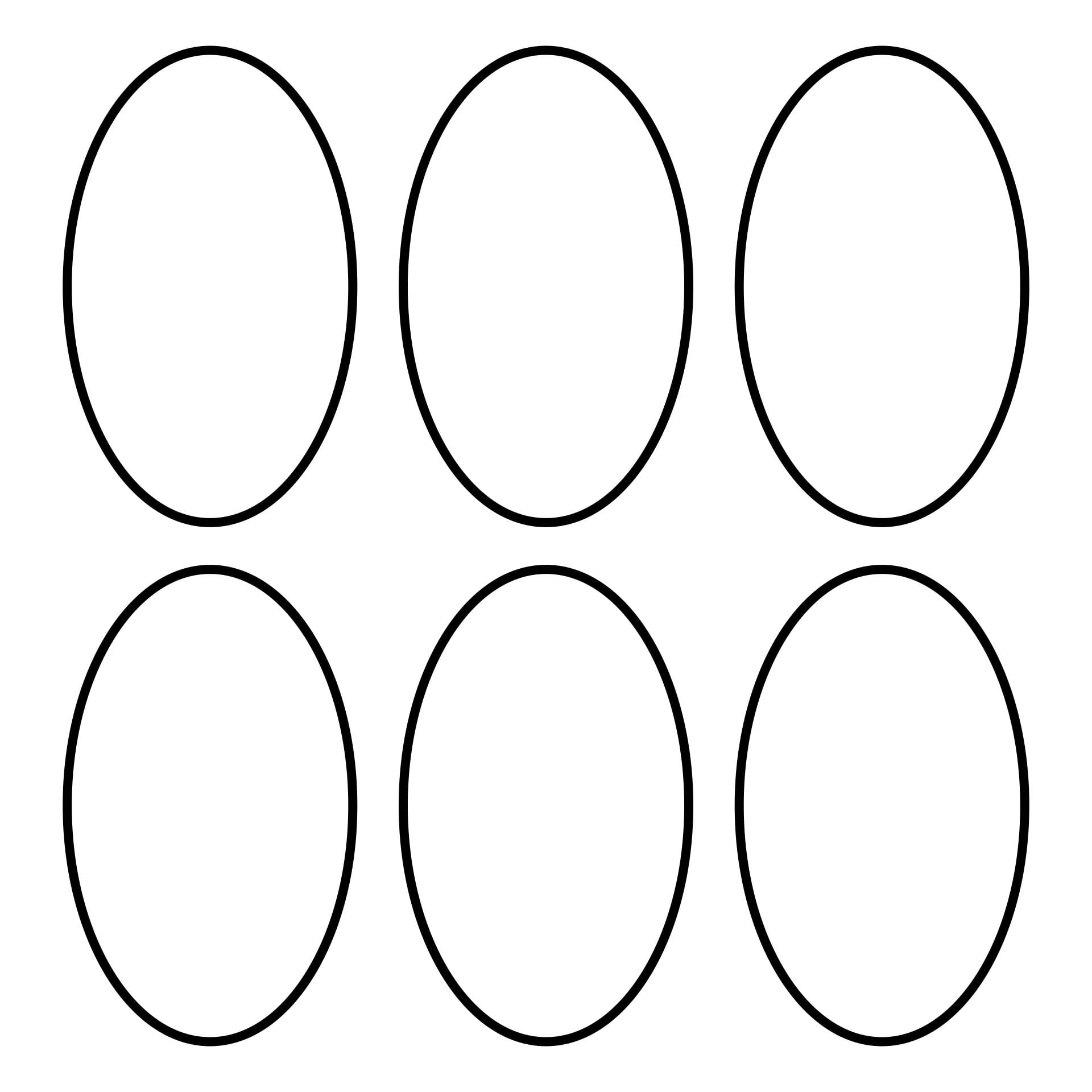 Free Printable Oval Templates Free Printable