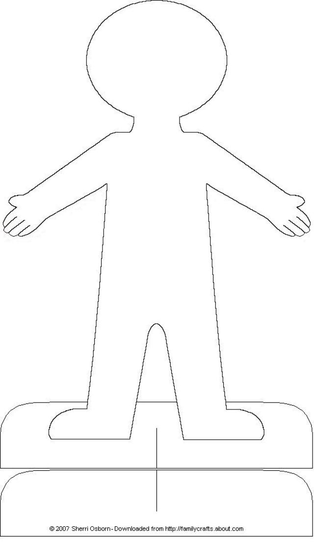 Free Printable Paper Doll Template Printable Online