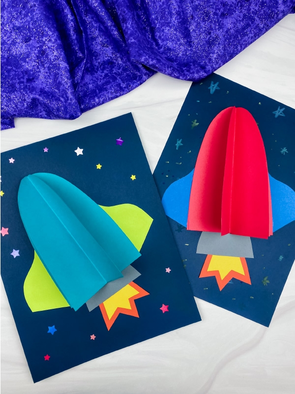 free printable paper rocket crafts