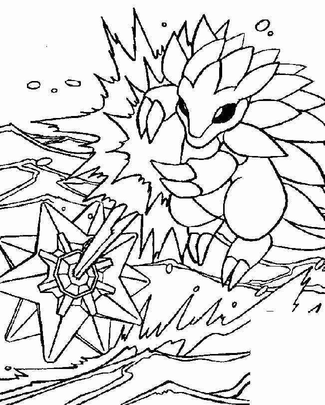 Free Printable Pokemon Coloring Book Page 010