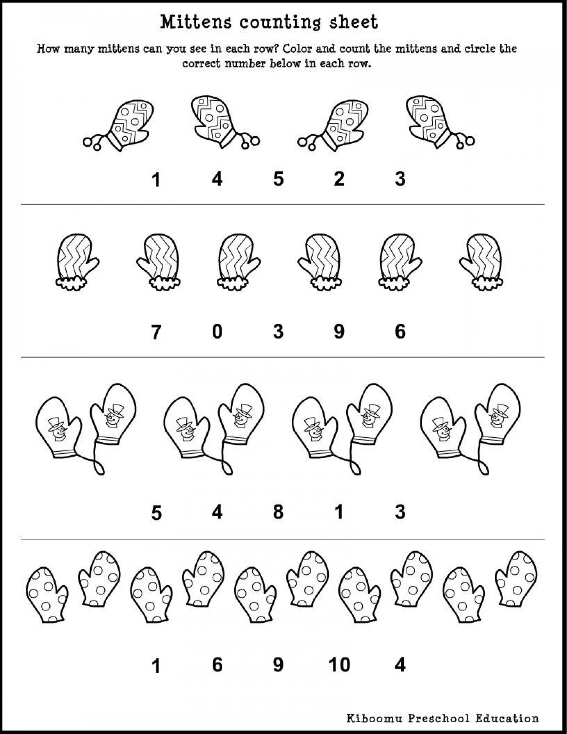 kids worksheets pre k