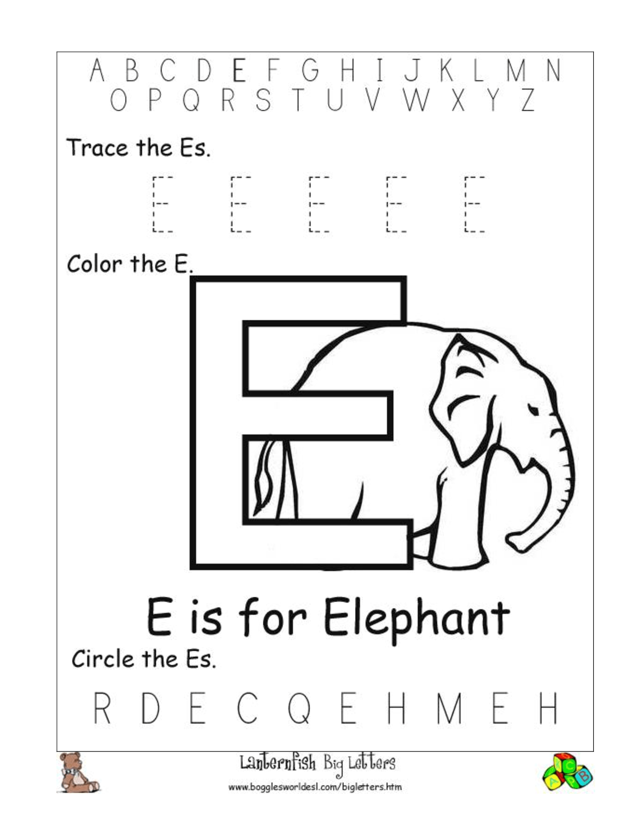 Free Printable Preschool Letter A Worksheets PreschoolWorksheet
