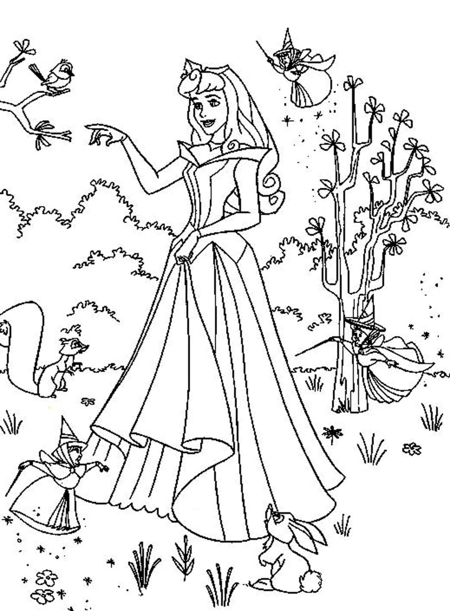 free printable princess coloring pictures