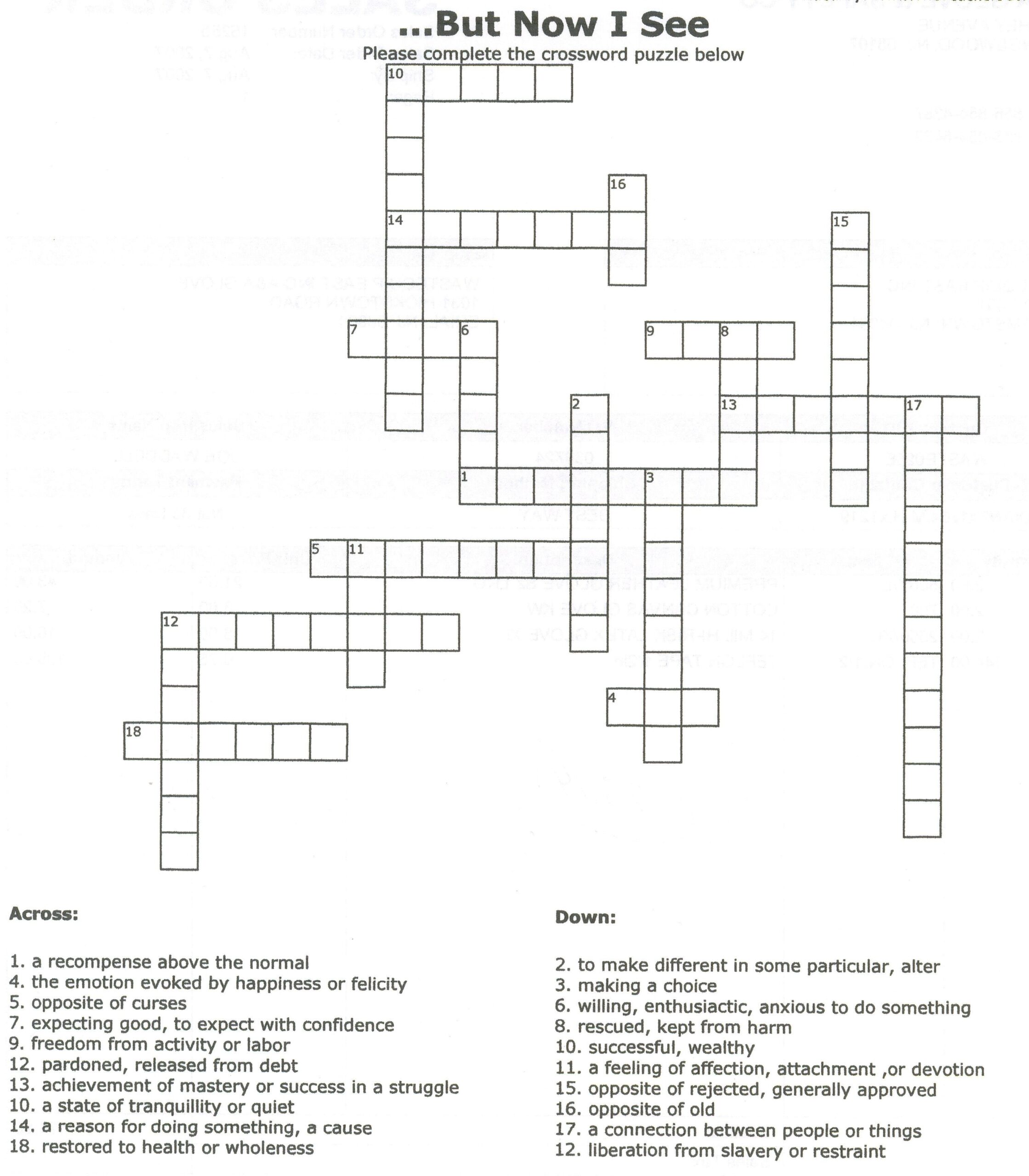 printable free puzzles