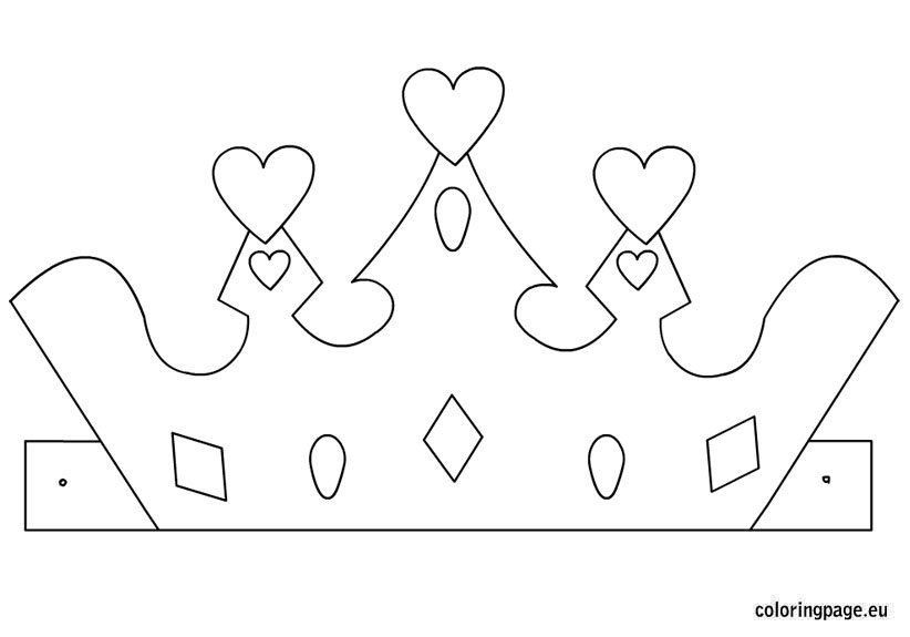Free Printable Queen Crown Template Printable Templates