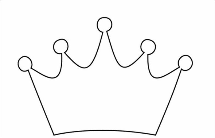 Free Printable Queen Crown Template Printable Templates