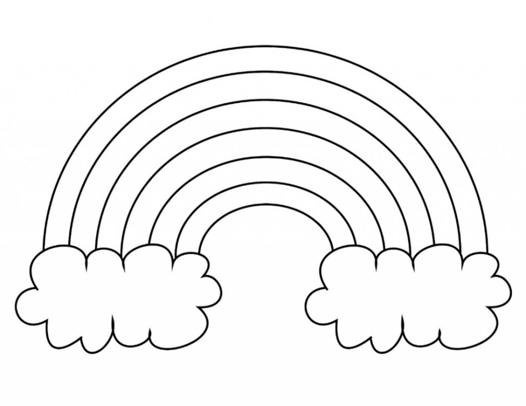 Free Printable Rainbow Templates Small Medium Large What Mommy Does